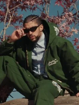 Where She Goes 2023 Bad Bunny Green Jacket