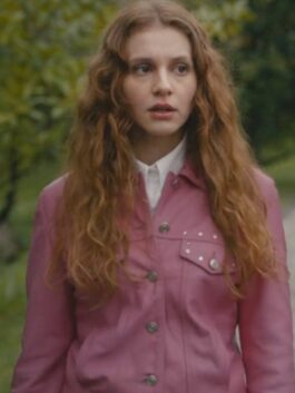 You Do You 2023 Ahsen Eroglu Pink Leather Jacket