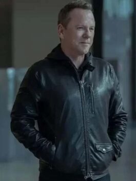 Rabbit Hole 2023 Kiefer Sutherland Leather Jacket