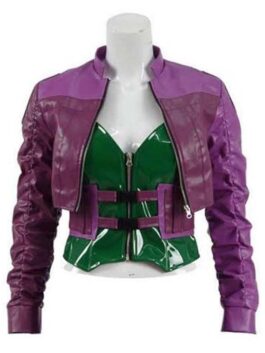 Injustice 2 Harley Quinn Purple Jacket
