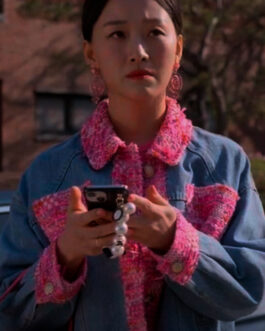 XO Kitty 2023 Yuri Han Denim Jacket