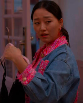 XO Kitty 2023 Yuri Han Denim Jacket