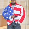 Kanye West American Flag Puffer Jacket