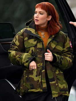 Don’t Look Up Jennifer Lawrence Military Jacket