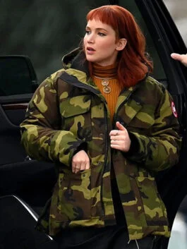 Don’t Look Up Jennifer Lawrence Military Jacket