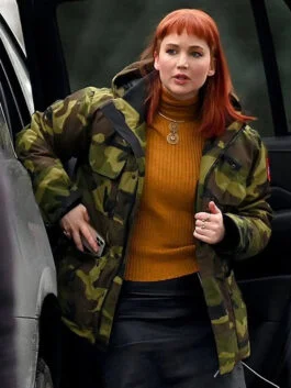 Don’t Look Up Jennifer Lawrence Military Jacket