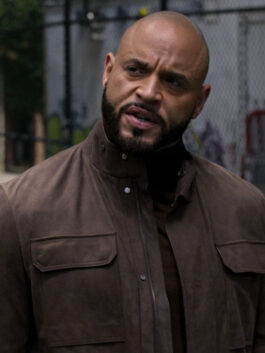 Power Book II Ghost S02 Lorenzo Tejada Brown Suede Jacket