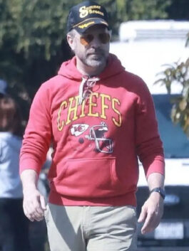 Jason Sudeikis Kansas Chiefs Red Hoodie