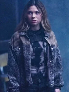 Wolf Pack 2023 Bella Shepard Leopard Printed Jacket