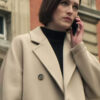 You S04 Kate Galvin Beige Double Breasted Coat