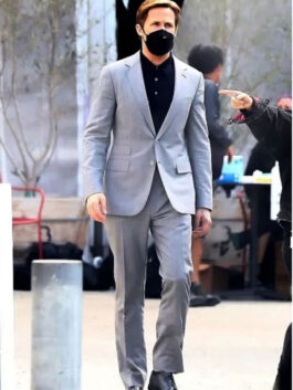 Ryan Gosling The Gray Man Grey Suit