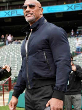 XFL 2023 Dwayne Johnson Bomber Jacket