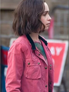 Secret Invasion 2023 Emilia Clarke Pink Jacket