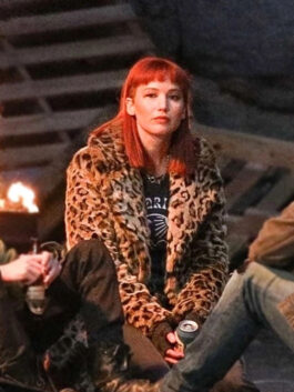 Don’t Look Up Kate Dibiasky Leopard Coat