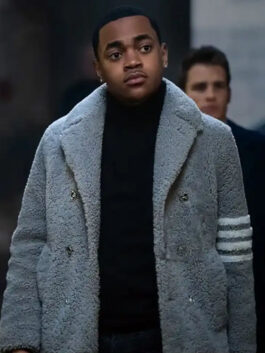 Power Book II Ghost S03 Tariq St. Patrick Shearling Coat