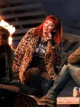 Don’t Look Up Kate Dibiasky Leopard Coat