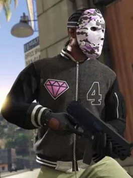 GTA 6 Panther Varsity Jacket