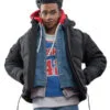 Across the Spider-Verse Miles Morales Black Puffer Jacket