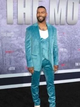 The Mother 2023 Omari Hardwick Blue Blazer