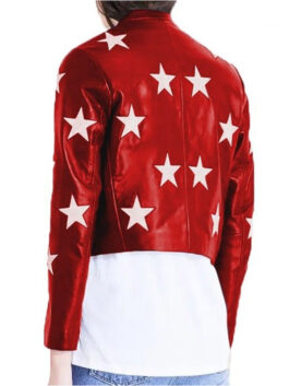 Womens Independence Day Cropped Jacket