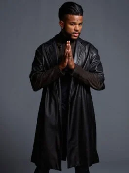 Youngblood Priest SuperFly Black Leather Coat