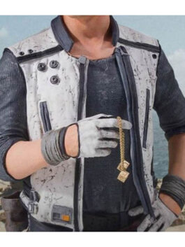 Alden Ehrenreich Solo A Star Wars Story Leather Vest