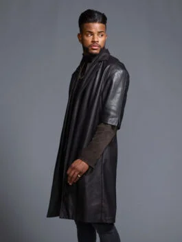 Youngblood Priest SuperFly Black Leather Coat