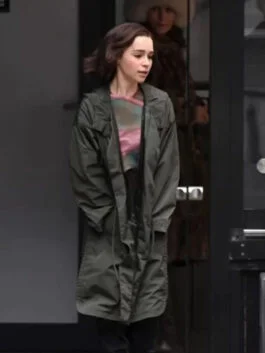 Secret Invasion Emilia Clarke Rain Coat