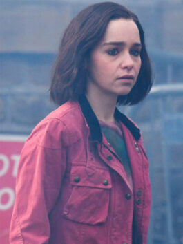 Secret Invasion 2023 Emilia Clarke Pink Jacket