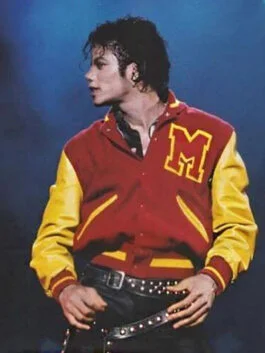 Thriller M Logo Michael Jackson Varsity Jacket
