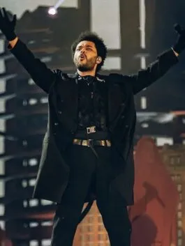 the-weeknd-sofi-stadium-black-coat