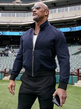 XFL 2023 Dwayne Johnson Bomber Jacket