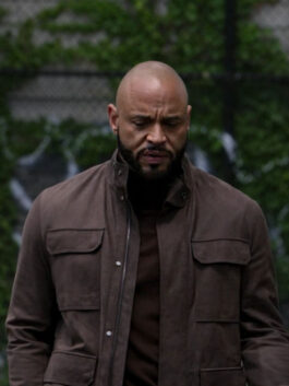 Power Book II Ghost S02 Lorenzo Tejada Brown Suede Jacket