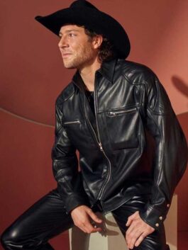 National Anthem 2023 Luke Gilford Leather Jacket