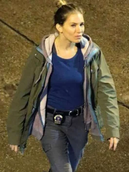 Sienna Miller 21 Bridges Green Jacket
