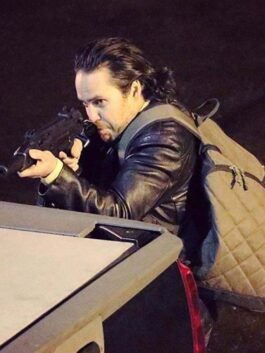 21 Bridges Taylor Kitsch Leather Jacket