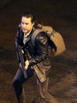 21 Bridges Taylor Kitsch Leather Jacket