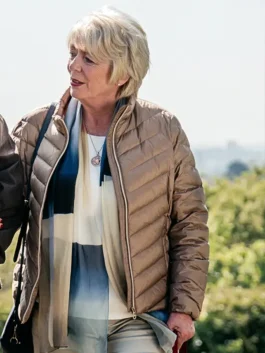 23 Walks Alison Steadman Parachute Brown Jacket