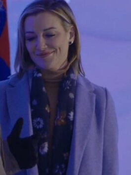 A Royal Christmas Crush 2023 Katie Cassidy Coat