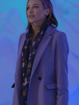 A Royal Christmas Crush 2023 Katie Cassidy Coat