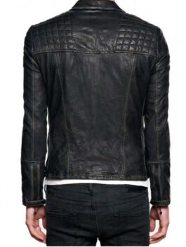 Agents of Shield Nick Blood Black Leather Jacket