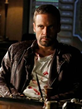 Agents of Shield Nick Blood Black Leather Jacket