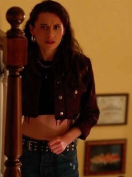 Alarmed 2023 Angie Campbell Cropped Denim Jacket