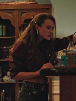 Alarmed 2023 Angie Campbell Cropped Denim Jacket