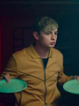 Alex Rider Otto Farrant Yellow Bomber Jacket