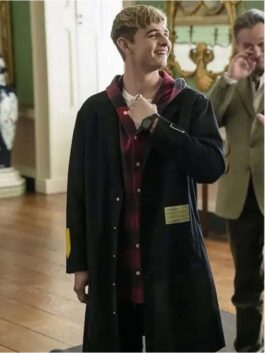 Alex Rider Season 02 Otto Farrant Black Coat