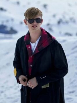 Alex Rider Season 02 Otto Farrant Black Coat