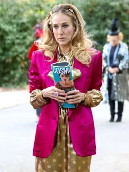 And Just Like That S02 Sarah Jessica Parker Pink Blazer