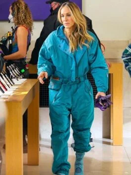 And just like that S02 Carrie Bradshaw Blue Jumpsuit