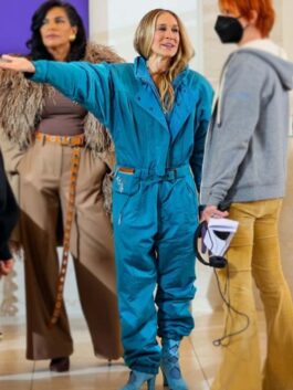 And just like that S02 Carrie Bradshaw Blue Jumpsuit